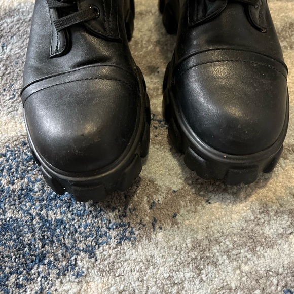 Black combat boots - Picture 4 of 6